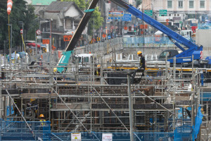 Pembangunan Stasiun MRT Glodok dan Kota Telah Mencapai 73,32%