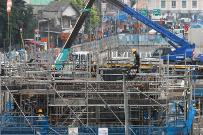 Pembangunan Stasiun MRT Glodok dan Kota Telah Mencapai 73,32%