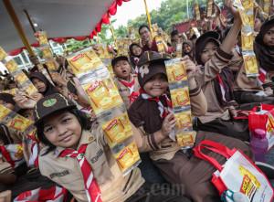 Prochiz Bagikan Lebih Dari 350 Paket Sarapan Bernutrisi Gratis Kepada Siswa