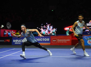 Fajar/Ardianto Berhasil Melaju Ke Babak 16 Besar Kapal Api Indonesia Open 2025