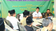 69.000 Bidang Tanah Wakaf di Jawa Tengah Telah Tersertifikasi