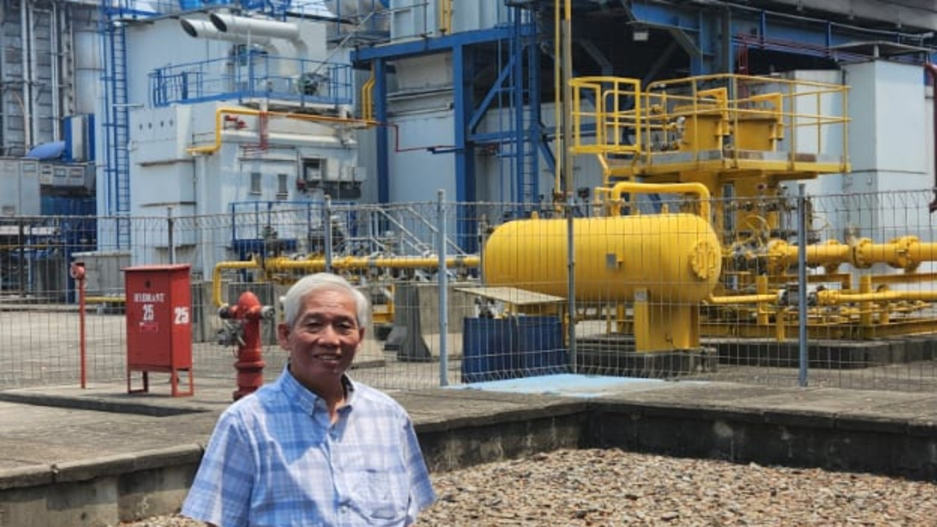 Lo Kheng Hong di PLTGU Jababeka./Istimewa