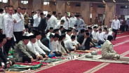 Momen Prabowo Subianto Salat Iduladha 1446 Hijriah di Masjid Istiqlal Jakarta