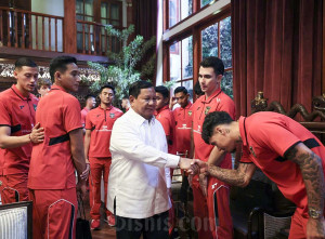 Presiden Prabowo Gelar Jamuan Makan Siang Bersama Timnas Indonesia