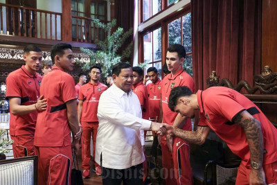 Presiden Prabowo Gelar Jamuan Makan Siang Bersama Timnas Indonesia