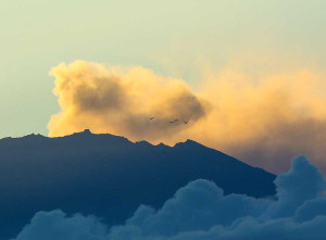 Gunung Api Raung Kembali Erupsi dan Berada Pada Status Level II