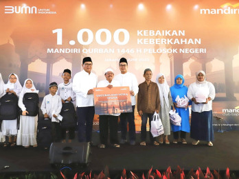 Bank Mandiri Perkuat Komitmen Sosial di Momen Iduladha 1446 H