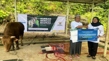 Kolaborasi PNM dan BAZNAS Salurkan Hewan Kurban untuk Masyarakat 3T