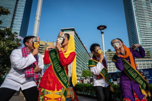 Pertunjukan Kesenian Betawi di CFD