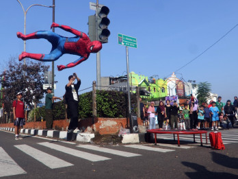 Antusias Hari Bebas Kendaraan Bermotor di Depok
