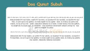 Doa Qunut Subuh Arab, Latin yang Benar dan Lengkap