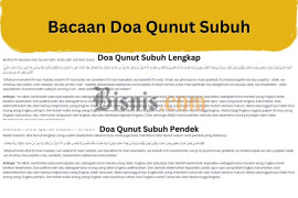 Doa Qunut Subuh Versi Pendek, Panjang beserta Bacaan Latin