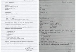 Template dan Contoh Surat Lamaran Kerja Tulis Tangan 2025