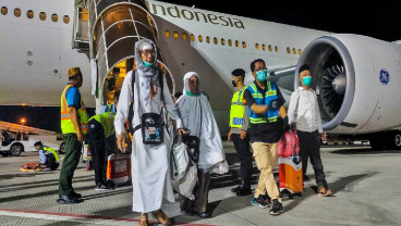 384 Jemaah Haji Kloter Pertama Tiba di NTB