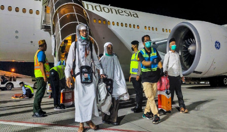 384 Jemaah Haji Kloter Pertama Tiba di NTB