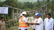 Tunaikan Janji, Pemprov Sumut Mulai Bangun Ulang Jembatan Ambruk di Nias Barat