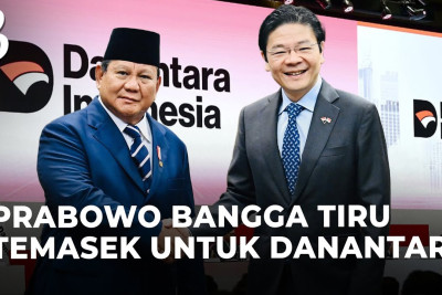 Prabowo Blak blakan Danantara ‘Nyontek’ Temasek Punya Singapura