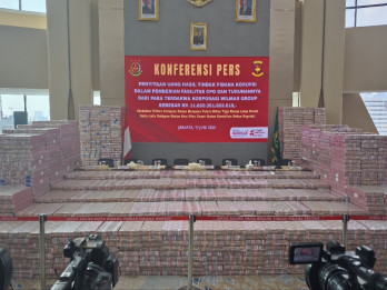 Penampakan Uang Sitaan Rp2 Triliun dari Kasus CPO Wilmar Group