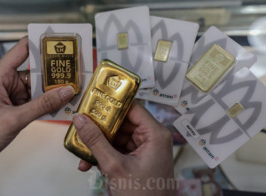 Harga Emas Antam Alami Penurunan