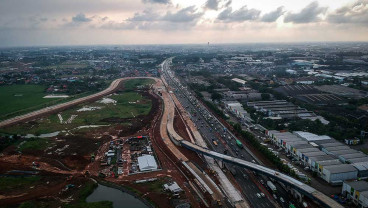 Proyek Pembangunan Akses Tol Langsung KM 25 Jakarta-Merak Ditargetkan Selesai Pada Akhir Tahun