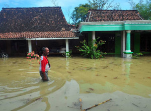 Ratusan Rumah di Kabupaten Grobogkan Terendam Banjir