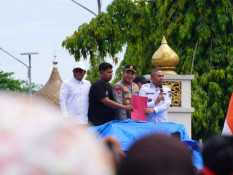 Aksi Massa TNTN di Pekanbaru Berjalan Damai, Pemprov Riau Teruskan Aspirasi ke Pusat