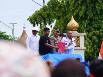 Aksi Massa TNTN di Pekanbaru Berjalan Damai, Pemprov Riau Teruskan Aspirasi ke Pusat