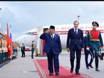 Prabowo Tiba di Rusia, Bakal Bertemu dengan Presiden Putin