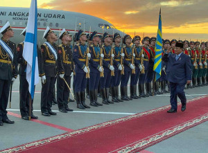 Presiden Prabowo Subianto Kembali Ke Tanah Air