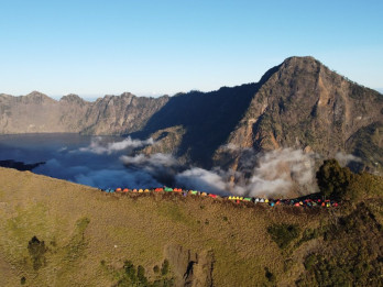 Turis Brasil Jatuh ke Jurang 200 Meter di Rinjani, Begini Kronologinya