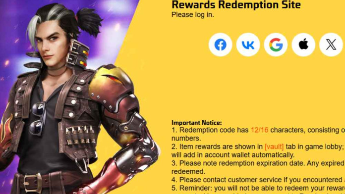 Update Terbaru Kode Redeem FF Hari Ini, Senin 23 Juni 2025