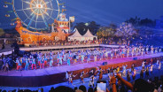HUT Ke-6, Saloka Theme Park Perkuat Karakter Lokal dengan Tarian Kolosal Prajuritan