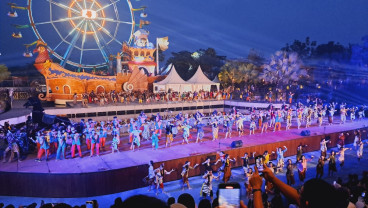 HUT Ke-6, Saloka Theme Park Perkuat Karakter Lokal dengan Tarian Kolosal Prajuritan