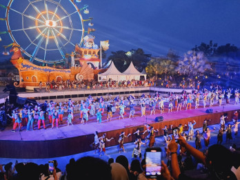 HUT Ke-6, Saloka Theme Park Perkuat Karakter Lokal dengan Tarian Kolosal Prajuritan