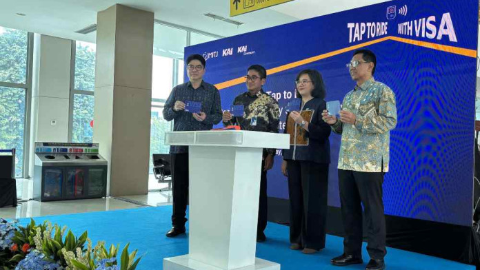 Visa Luncurkan Sistem Pembayaran Tiket Kereta Bandara Nirsentuh