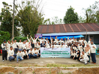 Peduli Lingkungan, Pusri Gelar Pelatihan & Aksi Bersih Desa di Pagar Alam