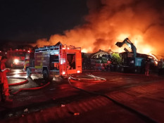 Kebakaran Besar Landa PT Desa Air Cargo, Lokasi Pemusnahan Dua Ton Sabu di Batam