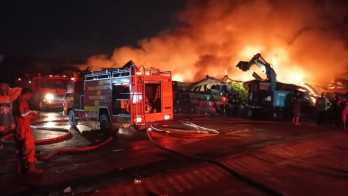 Kebakaran Besar Landa PT Desa Air Cargo, Lokasi Pemusnahan Dua Ton Sabu di Batam