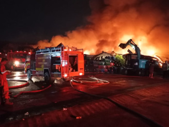 Kebakaran Besar Landa PT Desa Air Cargo, Lokasi Pemusnahan Dua Ton Sabu di Batam