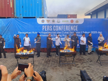 DJBC Jateng-DIY Musnahkan 64,5 Juta Batang Rokok Ilegal