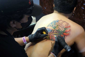 Puluhan Peserta Meriahkan Denpasar Tattoo Fest 2025