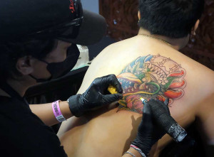 Puluhan Peserta Meriahkan Denpasar Tattoo Fest 2025