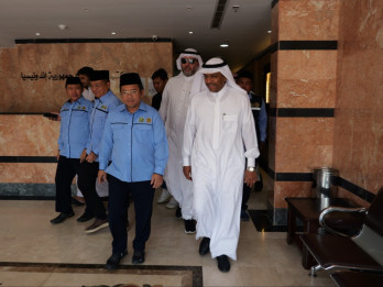 Wamenhaj Arab Saudi Kunjungi PPIH, Sampaikan Apresiasi dan Catatan Haji 2025