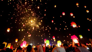 Festival Penerbangan Seribu Lampion di Malang