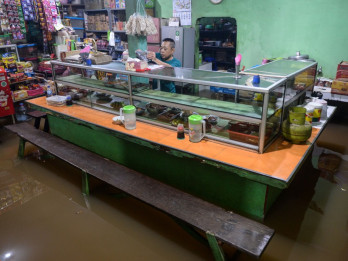 Banjir Akibat Luapan Kali Sabi di Tangerang