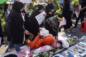 Aksi Solidaritas Untuk Palestina di Solo