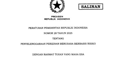 Pemerintah Terbitkan PP 28/2025, Permudah Perizinan Usaha dan Wajibkan Semua K/L Masuk OSS-RBA