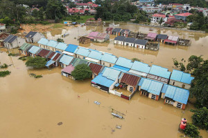 Ratusan Rumah di Kendari Terendam Banjir