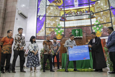 BTN Salurkan Bantuan TJSL Rumah Ibadah