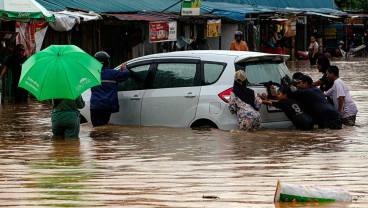 Sejumlah Jalan di Batam Terendam Banjir